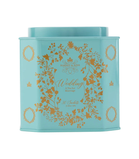 Wedding Tea, Personalized Tin of 30 Sachets