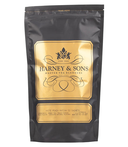 White Peach Matcha, Bag of 50 Sachets