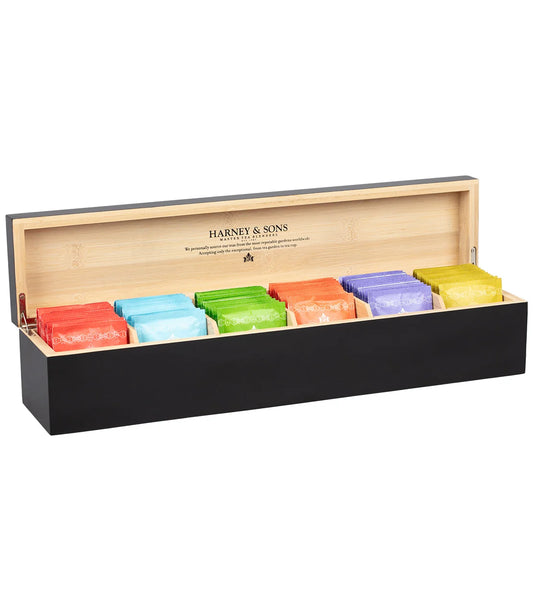 Black Tea Chest Featuring Six Teas – Teabags