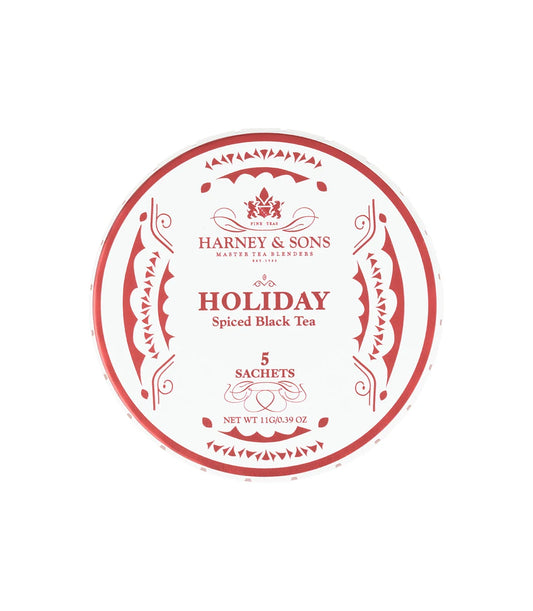 Holiday Tea, Tagalong Tin of 5 Sachets